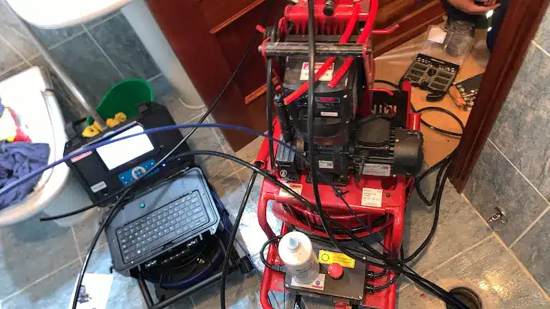 Desatasco urgente con equipo de alta presión